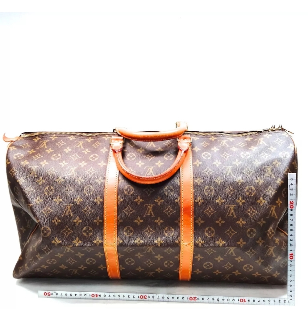 Louis Vuitton Keepall 60 Duffle Bag Monogram Canvas Travel Boston Purse - Picture 2 of 9